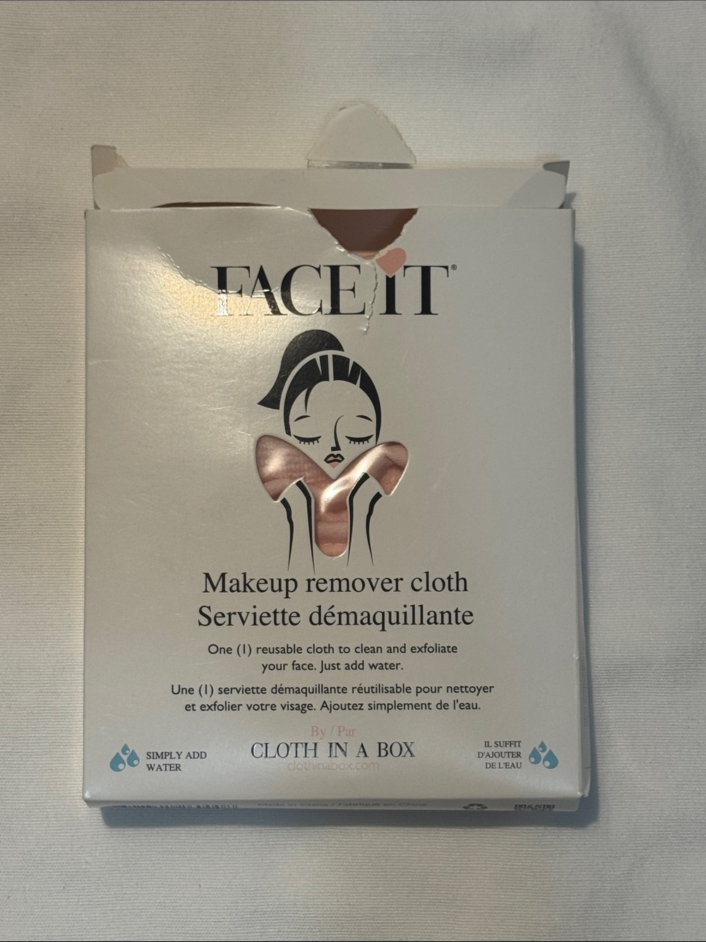 Face It Pink Makeup Remover Cloth – Reusable